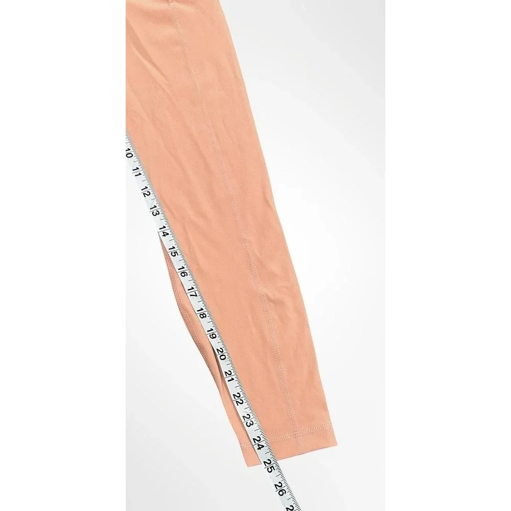 90 Degree By Reflex Leggings Womens Small Rosette Pink Hi Rise Superflex Pockets